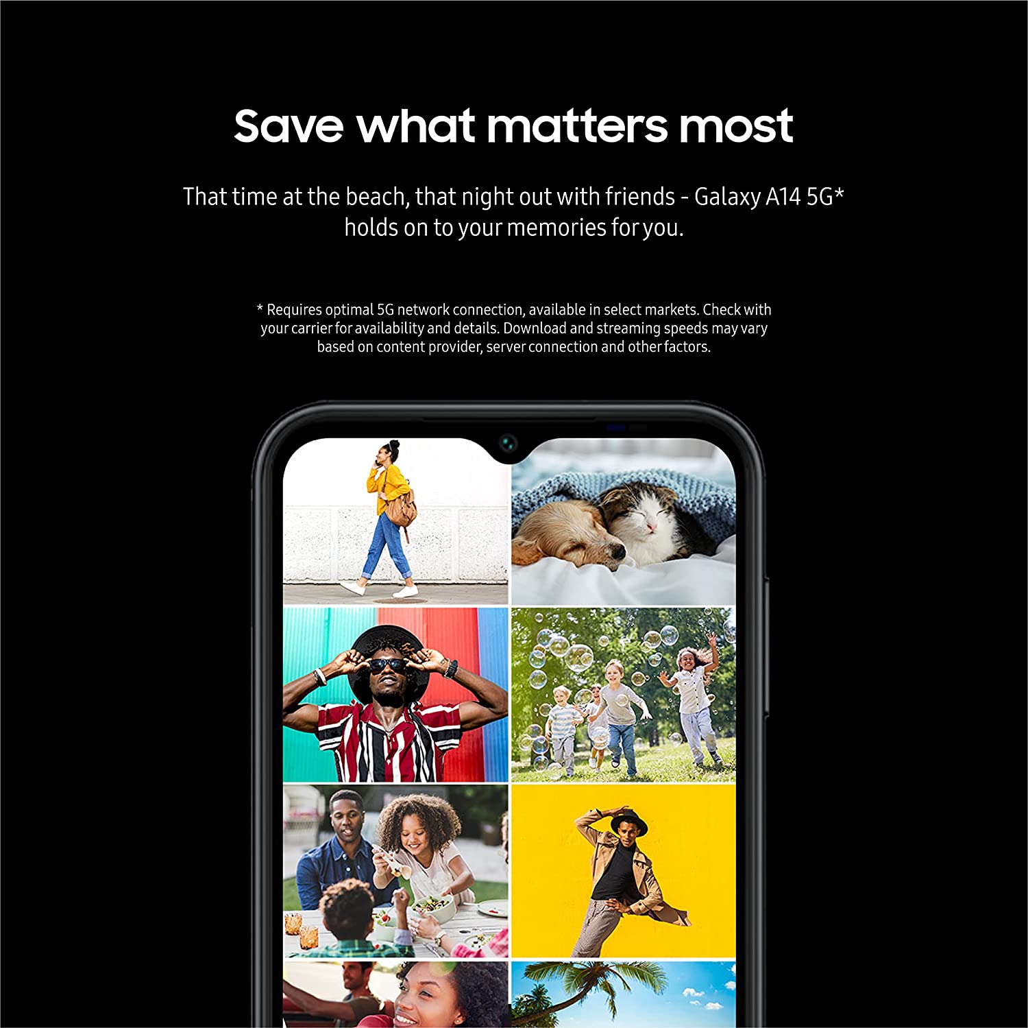 SAMSUNG Galaxy A14 5G A Series Cell Phone, Factory Unlocked Android Smartphone, 64GB w/Expandable Storage, Long Battery Life, 13MP Camera, 6.6" Infinite Display Screen, US Version, 2023, Black - Image 8